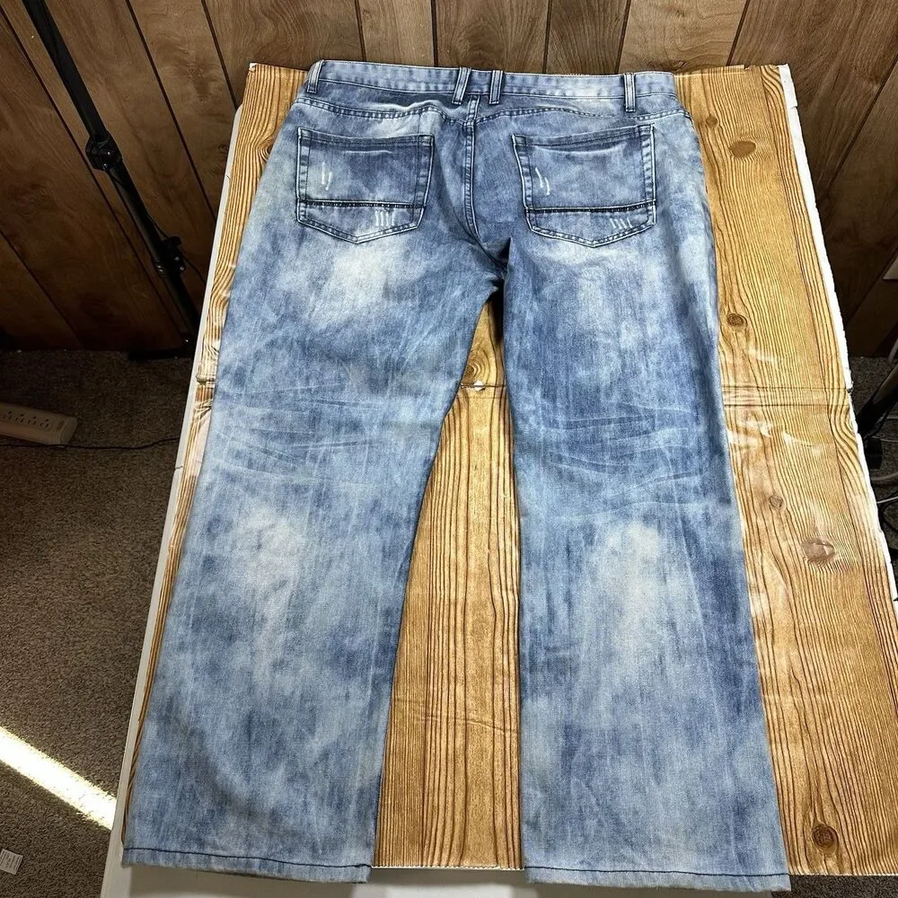 Brooklyn Xpress Distressed Denim Jeans Men’s‎ 40x32 (28”) Streetwear Denim